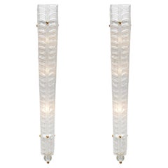 Murano Glass Listoni Sconces