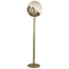 Lampada da terra "Lucilla" in vetro di Murano, Angelo Brotto