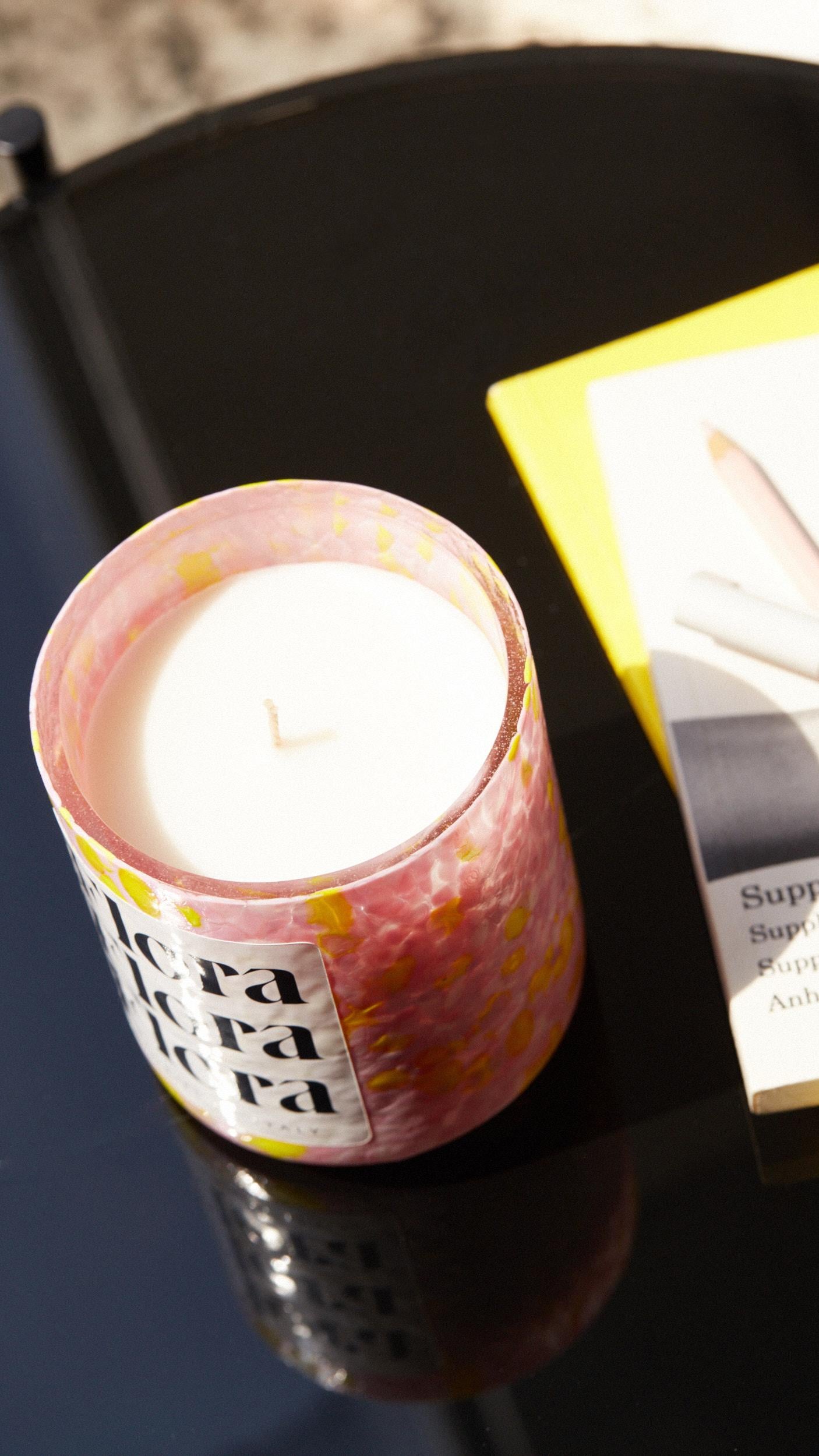 Candela profumata Macchia su Macchia Flora in vetro di Murano di Stories of Italy In condizioni Nuovo in vendita a Milano, IT
