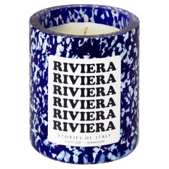 Murano Glass Macchia su Macchia Riviera Scented Candle by Stories of Italy
