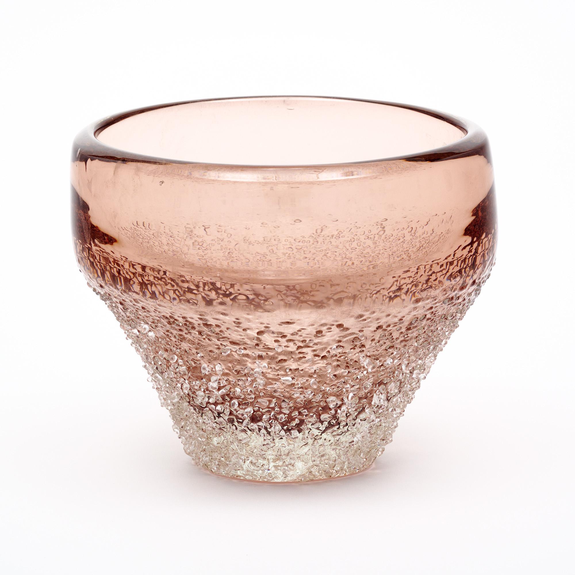 Murano Glass Mauve Vases In New Condition For Sale In Austin, TX