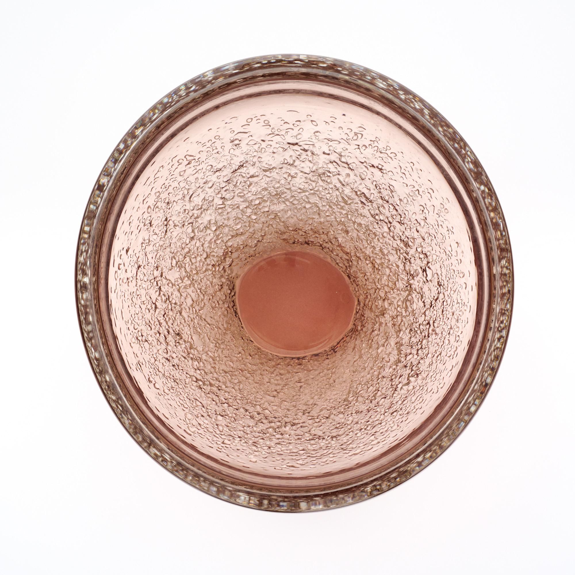 Contemporary Murano Glass Mauve Vases For Sale
