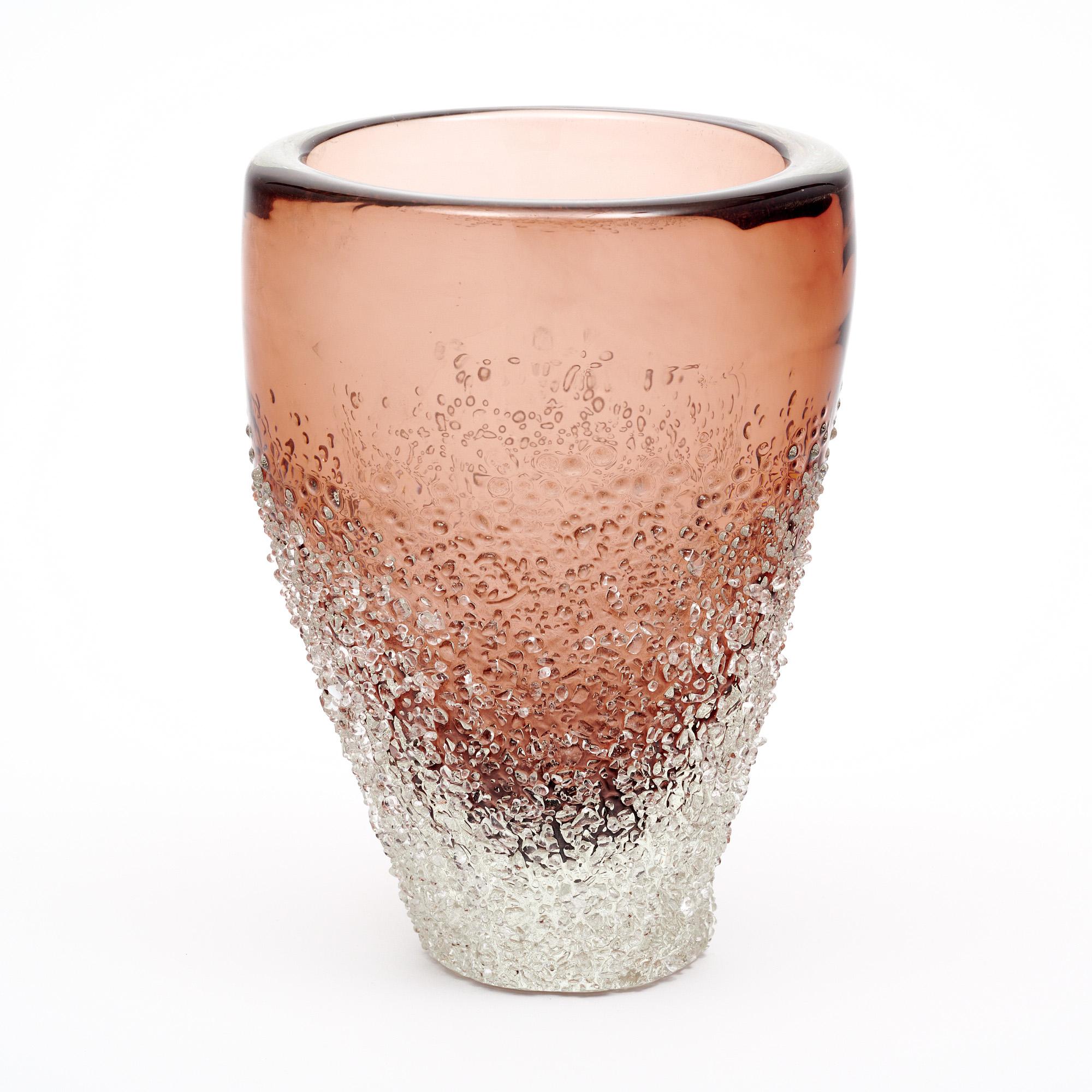 Murano Glass Mauve Vases For Sale 3