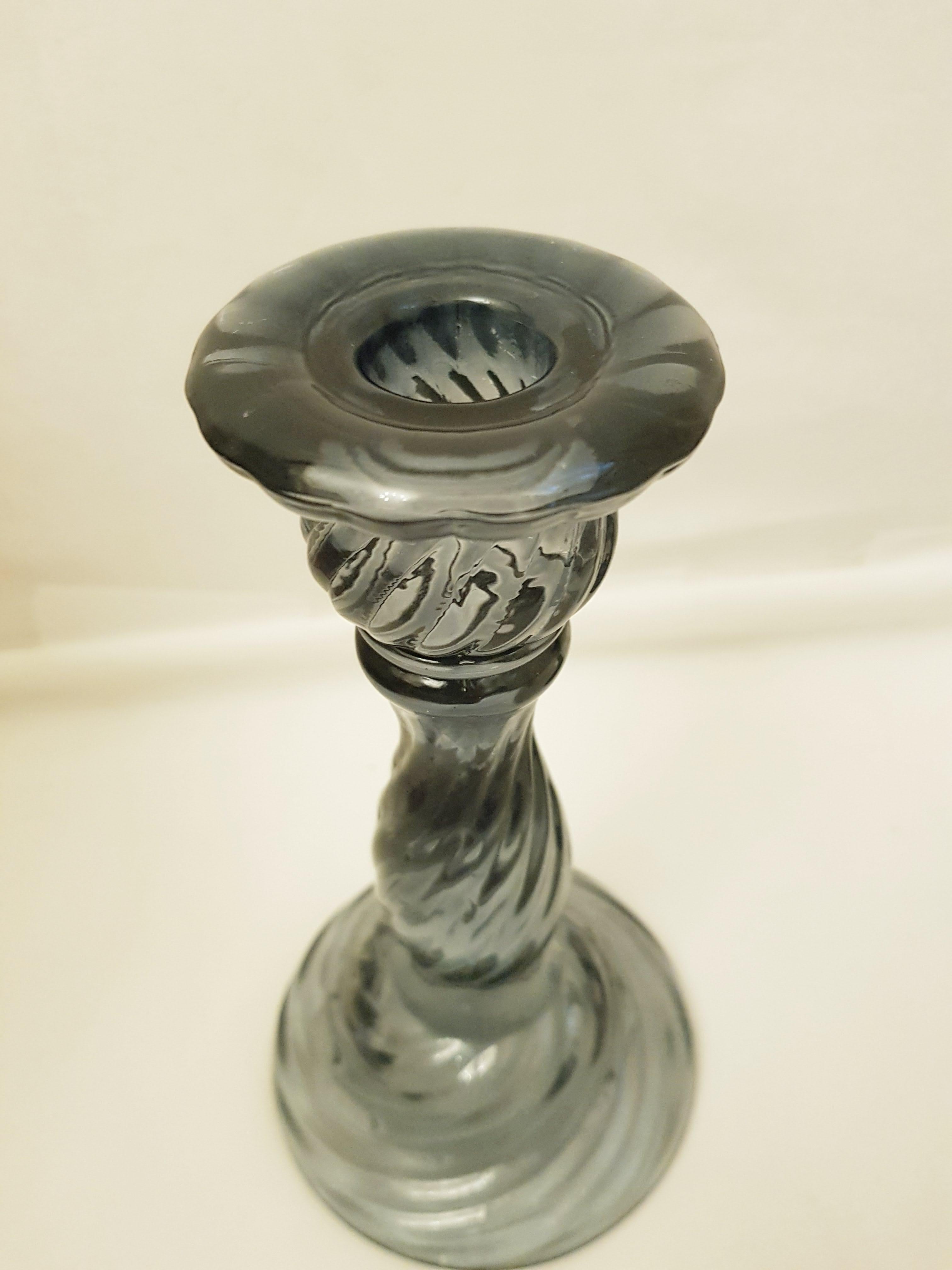 Murano Glass Mid-Century Candleholders, Archimede Seguso In Excellent Condition For Sale In Grantham, GB