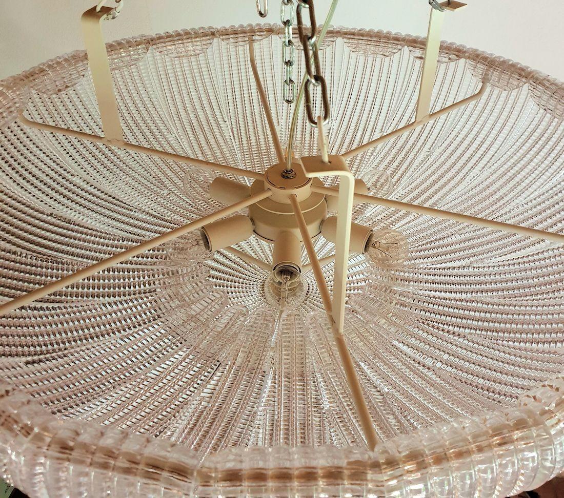 Murano glass Mid Century Modern Flush Mount For Sale 3