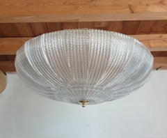 Murano glass Mid Century Modern Flush Mount