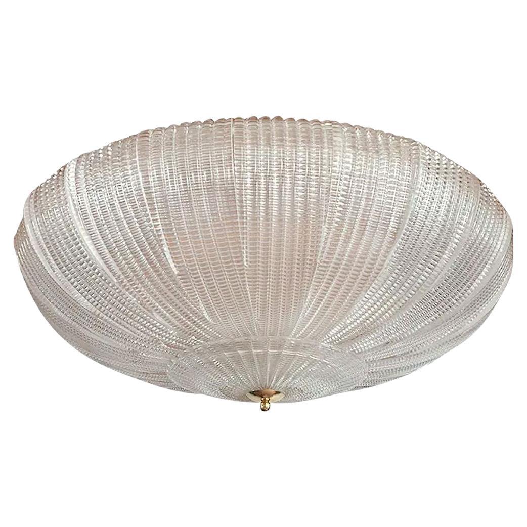 Lampada da incasso in vetro di Murano, stile Mid Century Modern