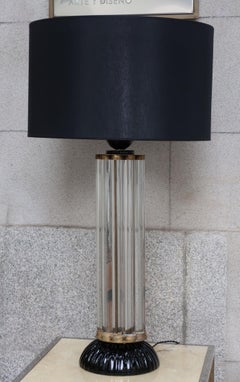 Murano Glass Midcentury Table Lamp, Italy, 1970