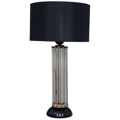 Murano Glass Midcentury Table Lamp, Italy, 1970