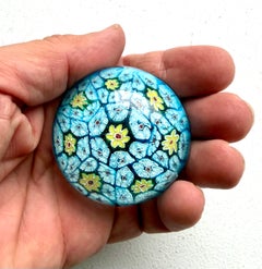 Murano Glass Millefiori Paperweight, Italy, 1970's