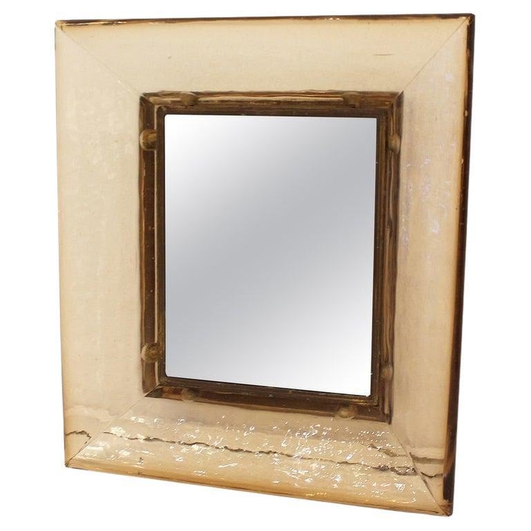 Carlo Scarpa for Venini mirror, 1930s, offered by Watteeu