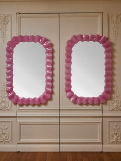 Murano glass mirror by Studio Glustin