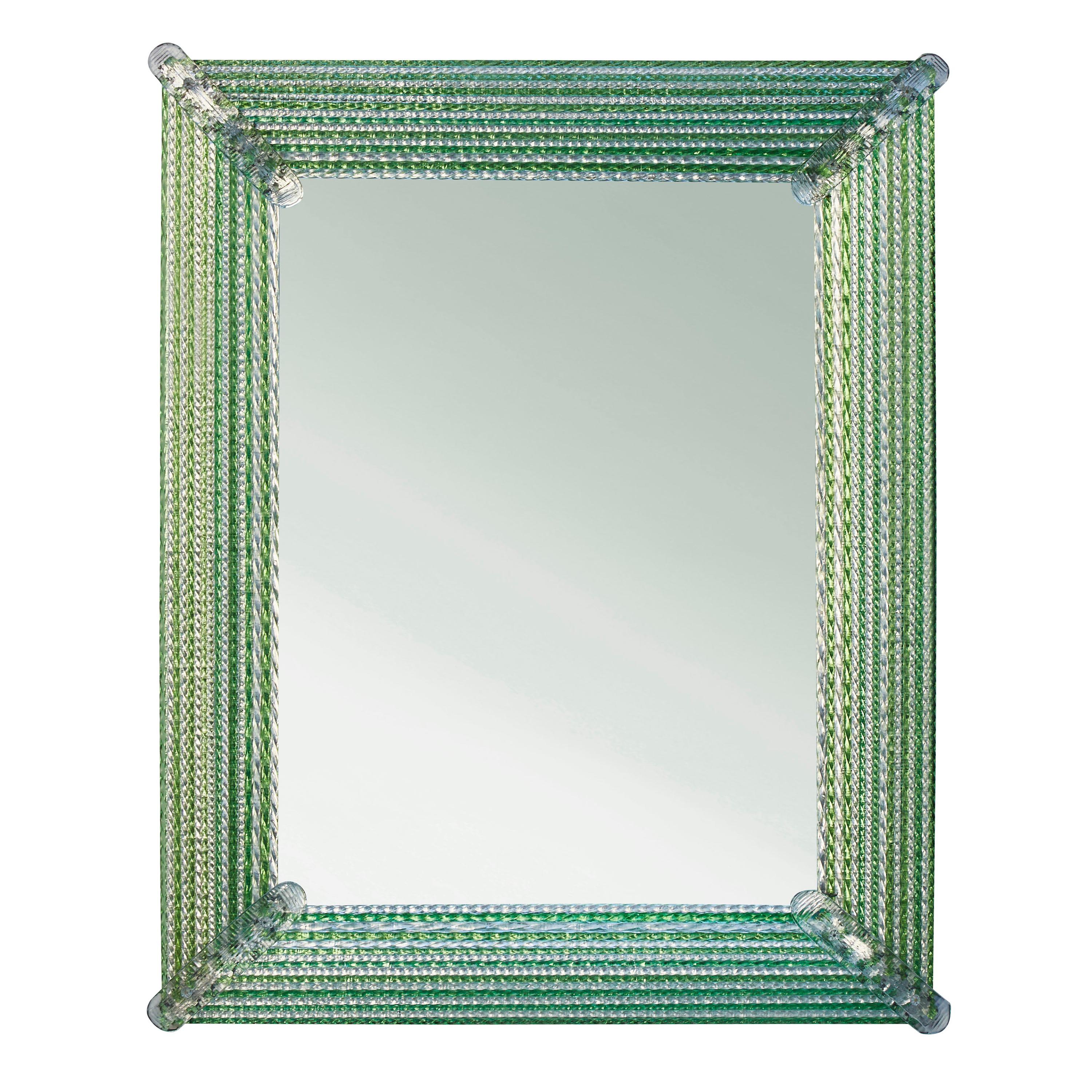 Miroir en verre de Murano par Studio Glustin