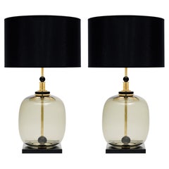 Murano Glass Modernist Lamps