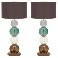 Murano Glass Multicolored Lamps