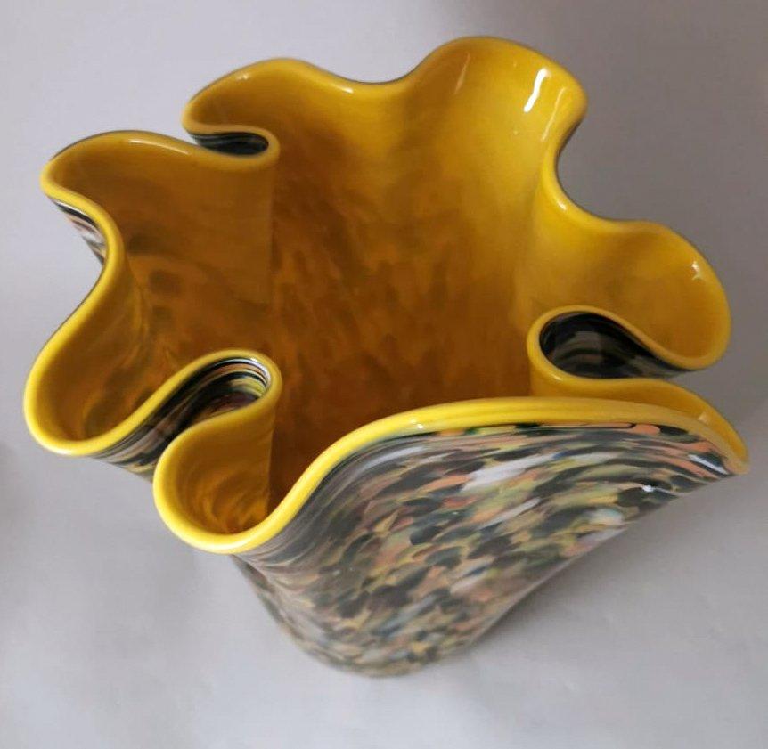 Vaso in vetro di Murano multicolore Mod. Stile 