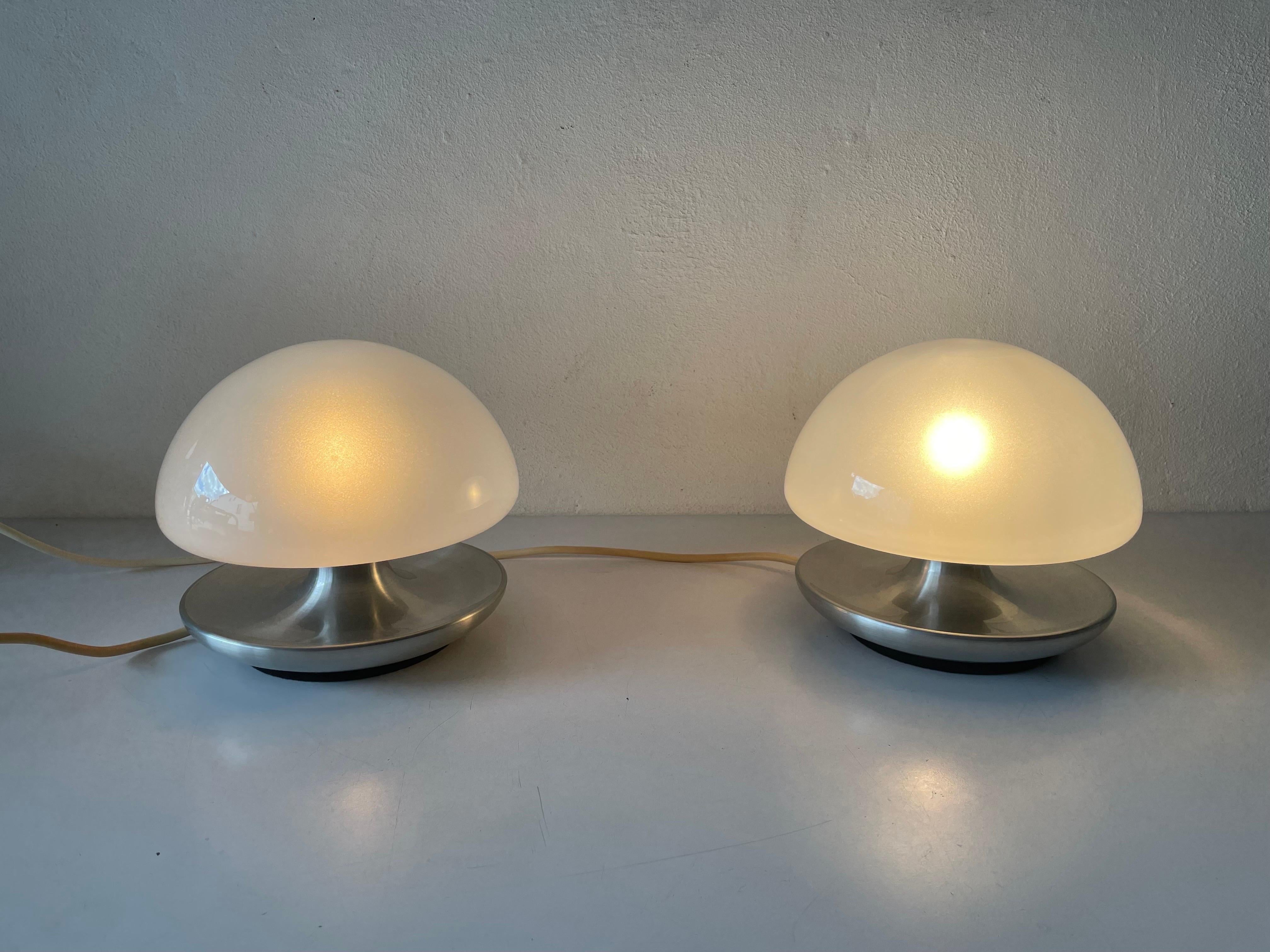 Glass Luxury Table Lamps by Vittorio Balli & Romeo Ballardini for Sirrah, 1970s, Italy For Sale