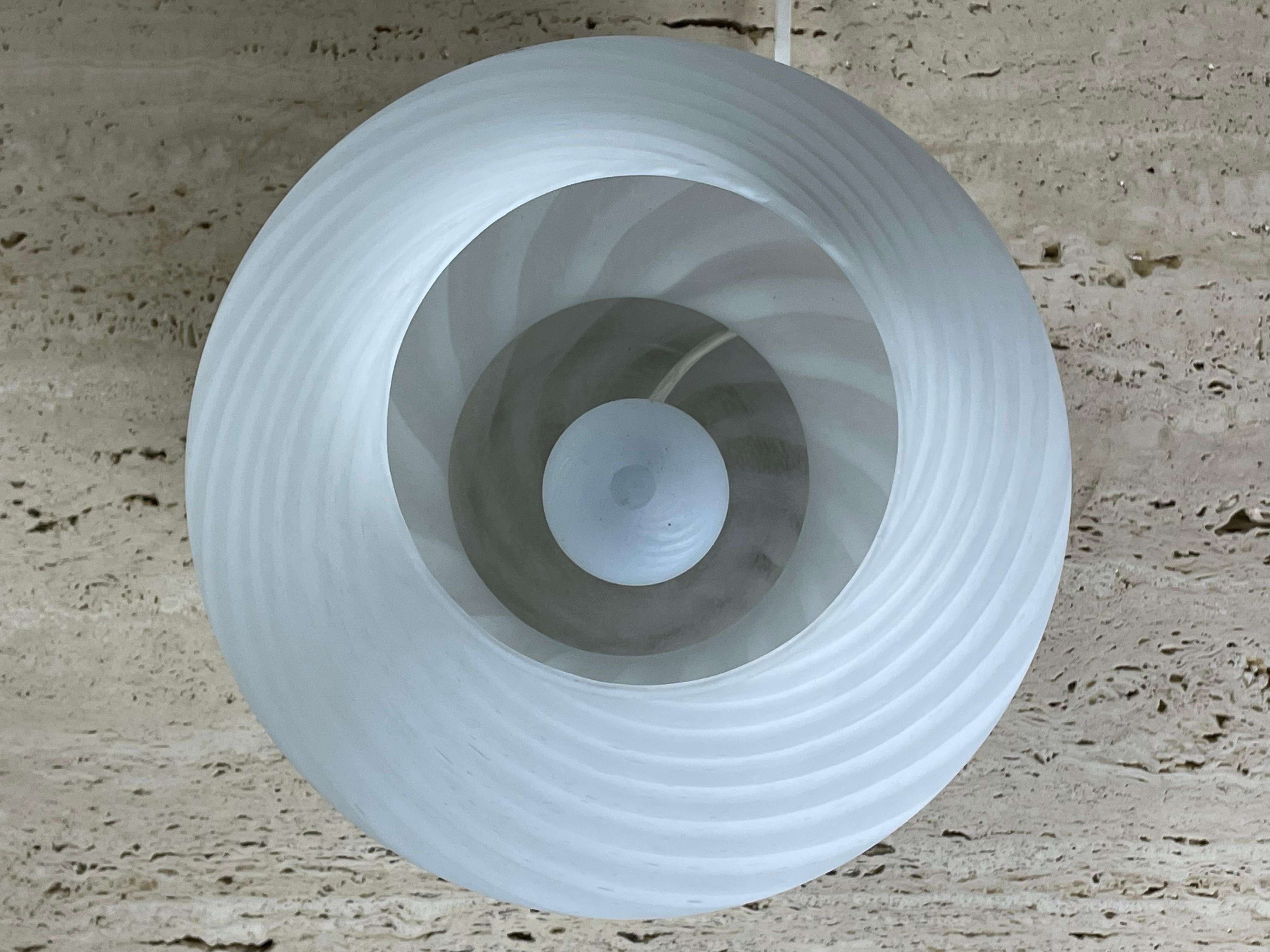 Murano Glas Pilzlampe, 1970er Jahre (Italienisch) im Angebot