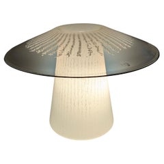 Lampe champignon en verre de Murano avec effet de méduse, années 1980