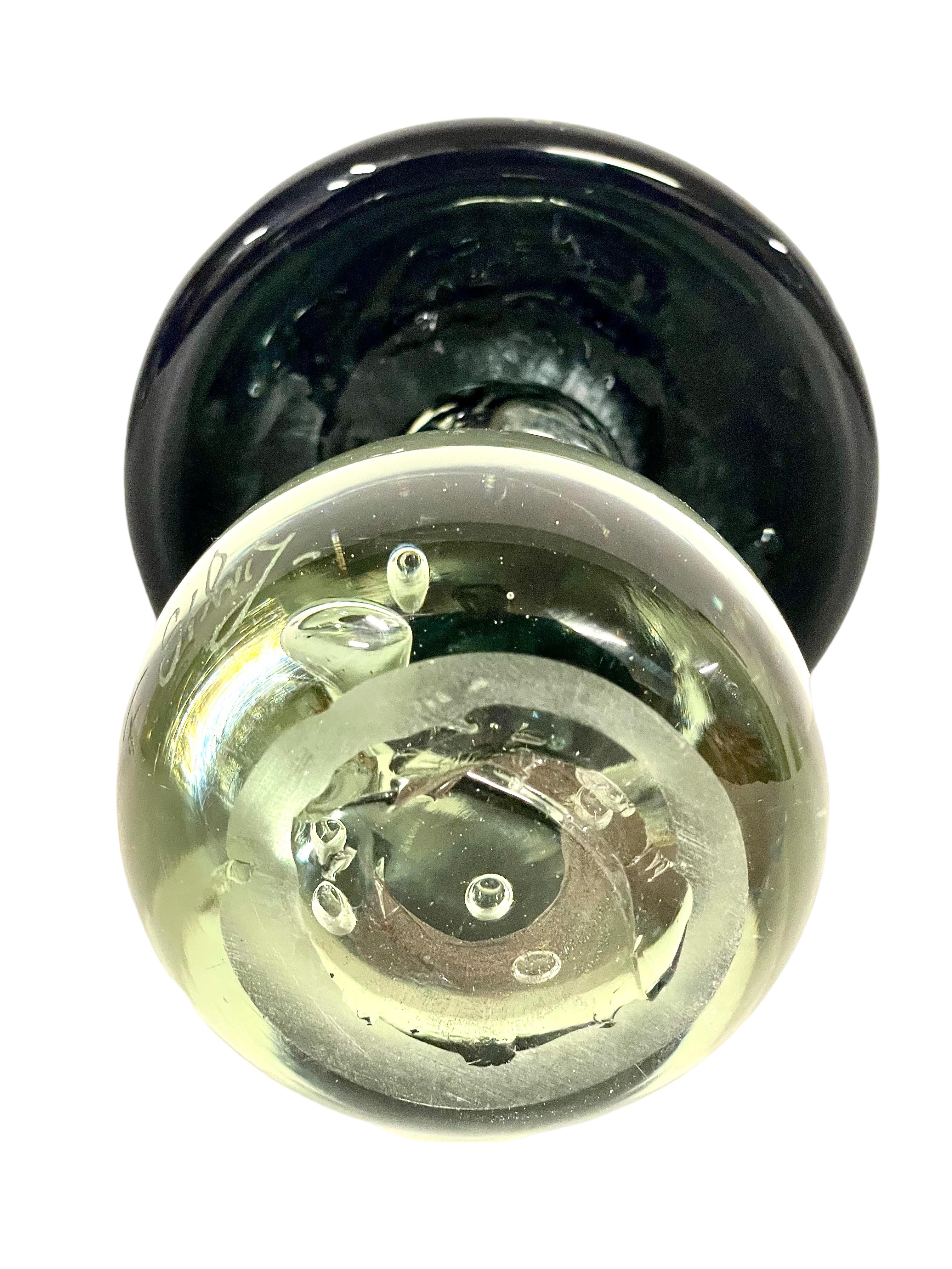 Ornement ou presse-papier en verre de Murano en forme de champignon Bon état à LA CIOTAT, FR