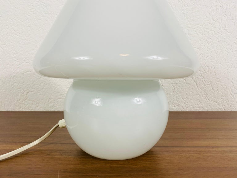 Italian Murano Glass Mushroom Table Lamp by Vetri d‘Arte, Italy, 1970s