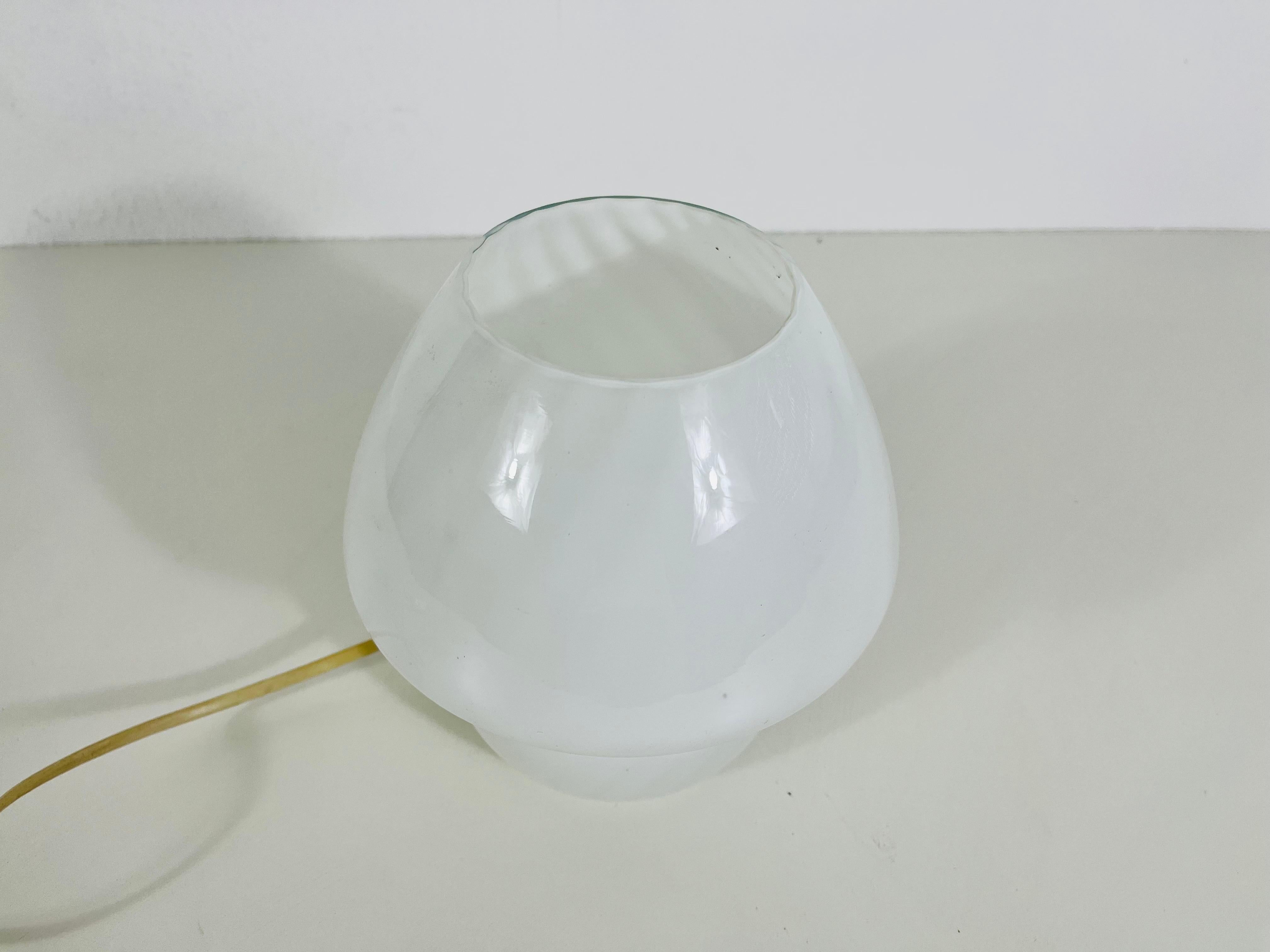 Tischlampe aus Muranoglas mit Pilzkopf von Vetri d'Arte, Italien, 1970er Jahre im Zustand „Gut“ im Angebot in Hagenbach, DE