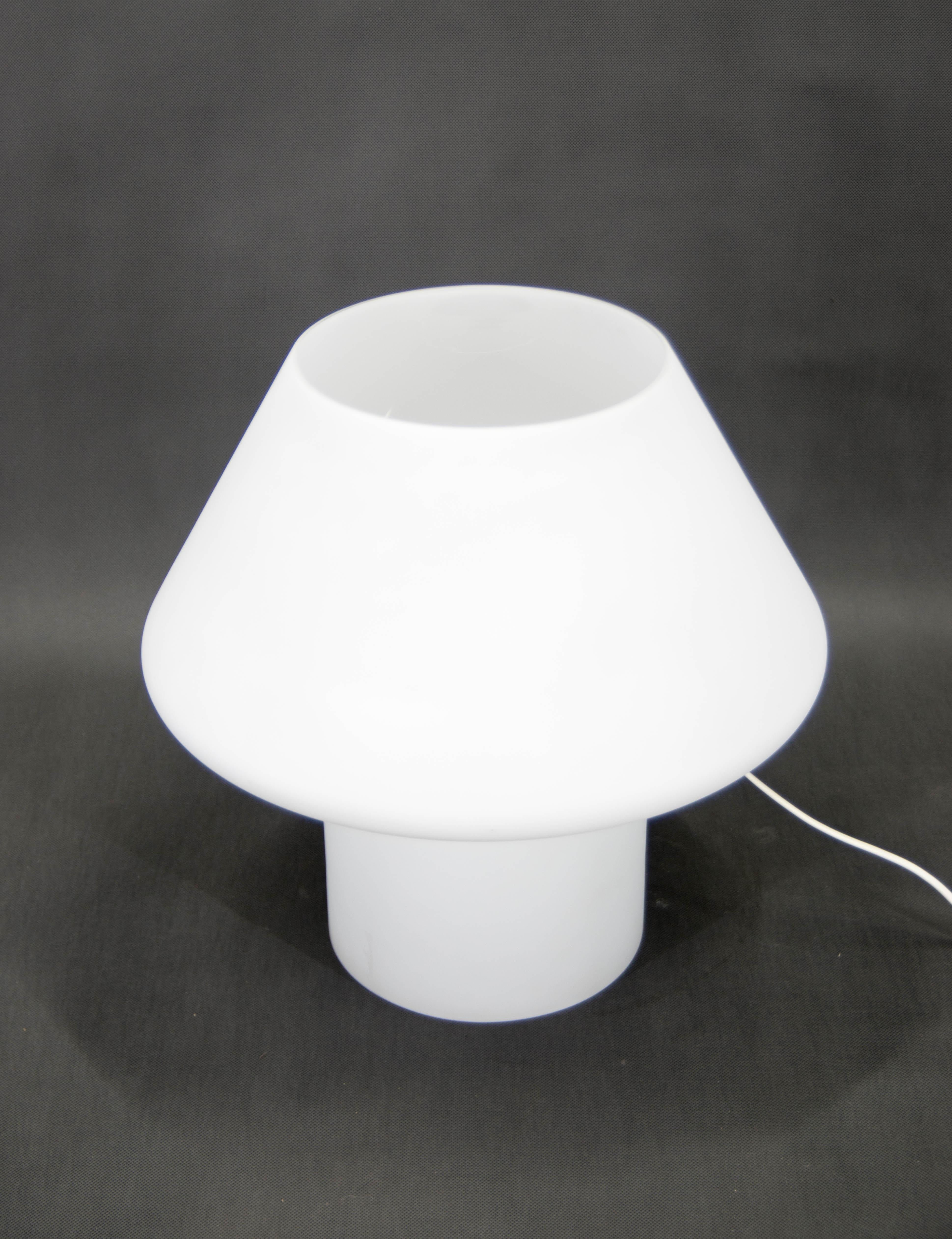 XXIe siècle et contemporain Lampe de table champignon en verre de Murano, Italie, années 2000 en vente