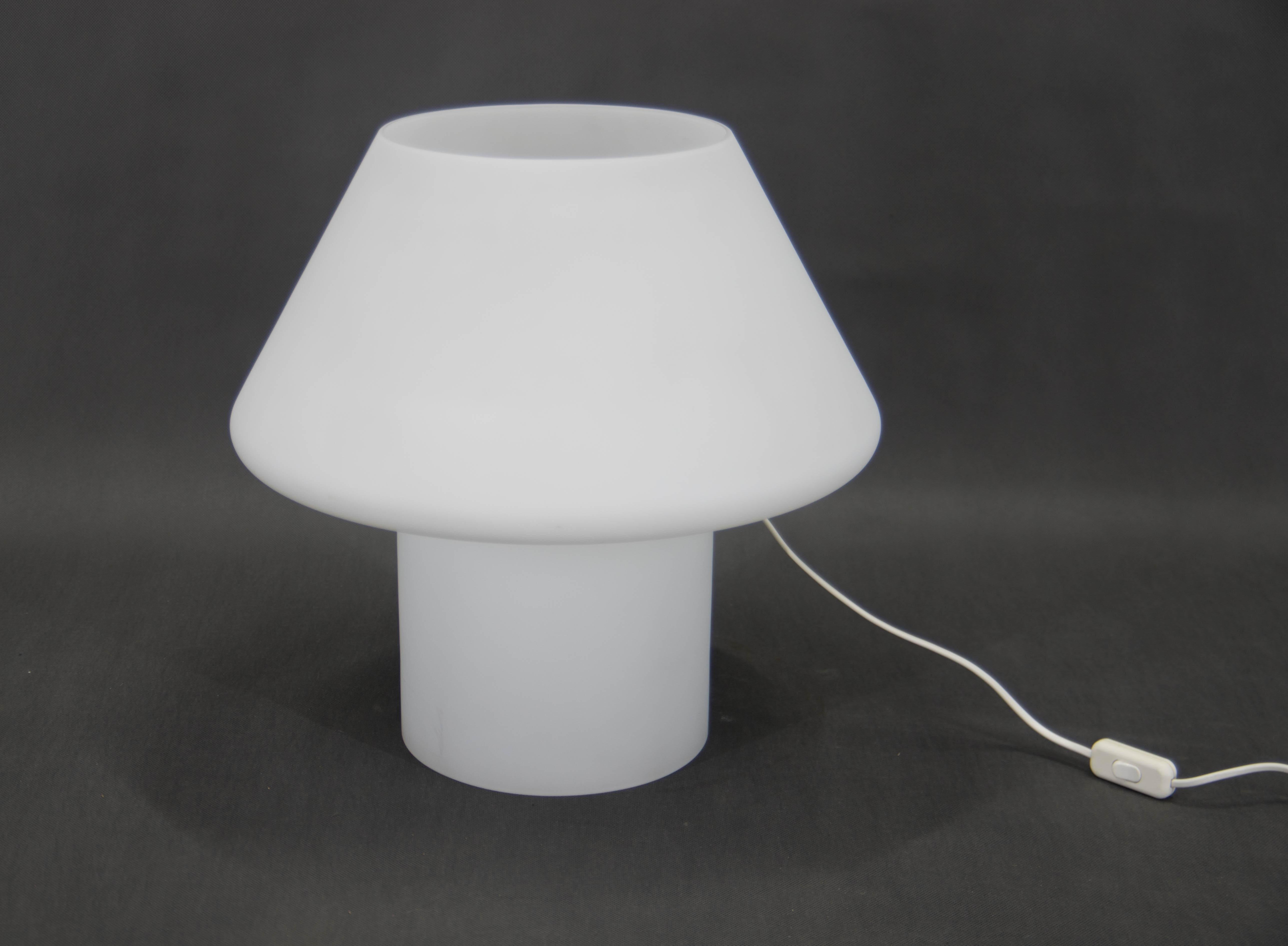 Verre de Murano Lampe de table champignon en verre de Murano, Italie, années 2000 en vente
