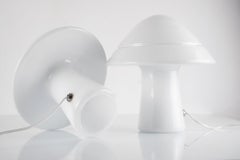 Lampes de table champignons en verre de Murano par Guido De Majo pour RES Murano, Italie
