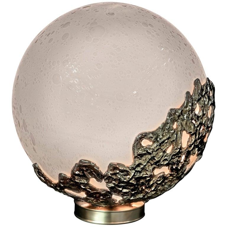 Tischlampe „Natalia“ aus Muranoglas, Angelo Brotto (Moderne der Mitte des Jahrhunderts) im Angebot