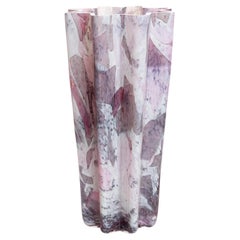 Vase seau en verre de Murano rose nougat par Stories of Italy