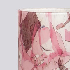 Murano Glass Nougat Pink Large Vase by Stories of Italy