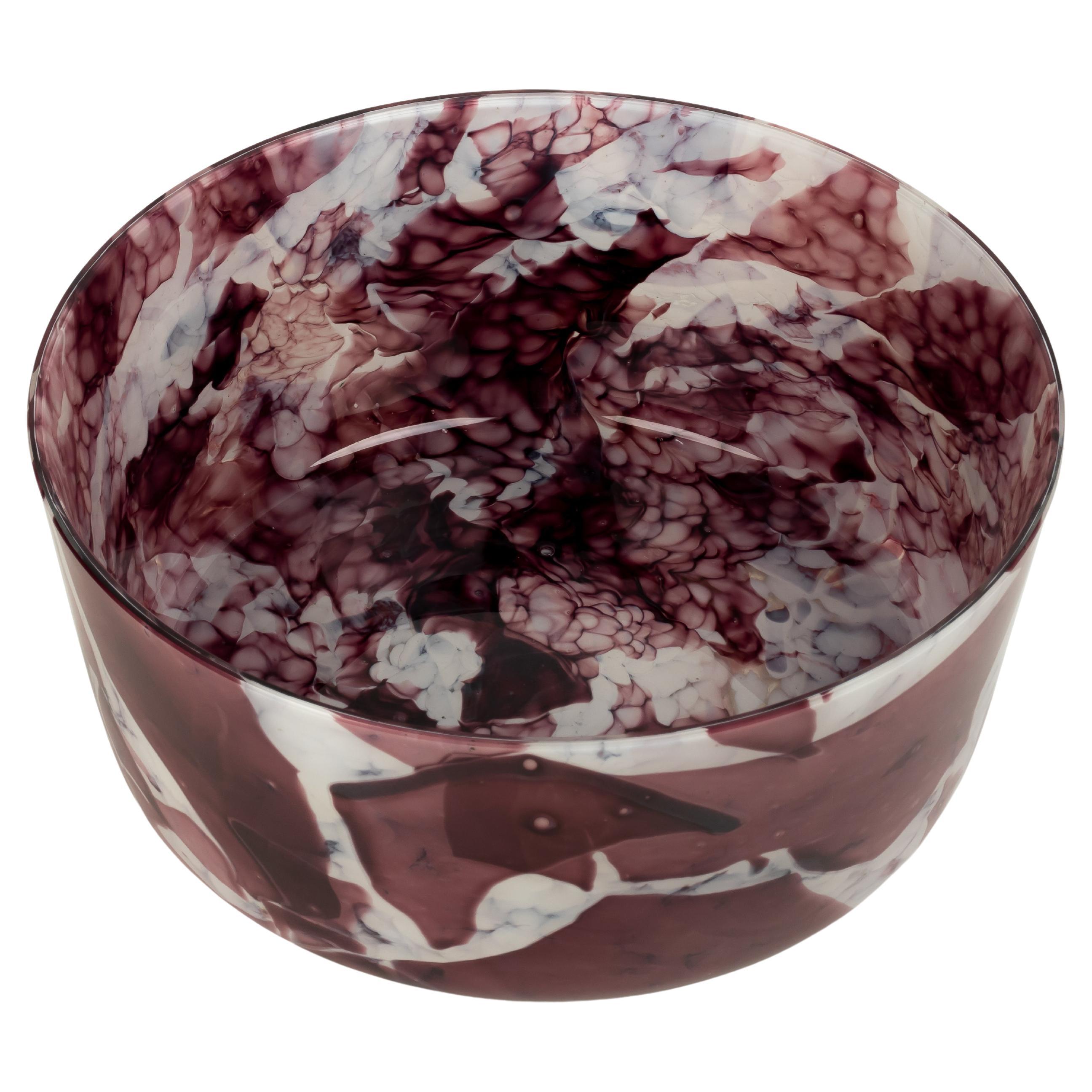 Murano Glass Nougat Purple Large by Stories of Italy