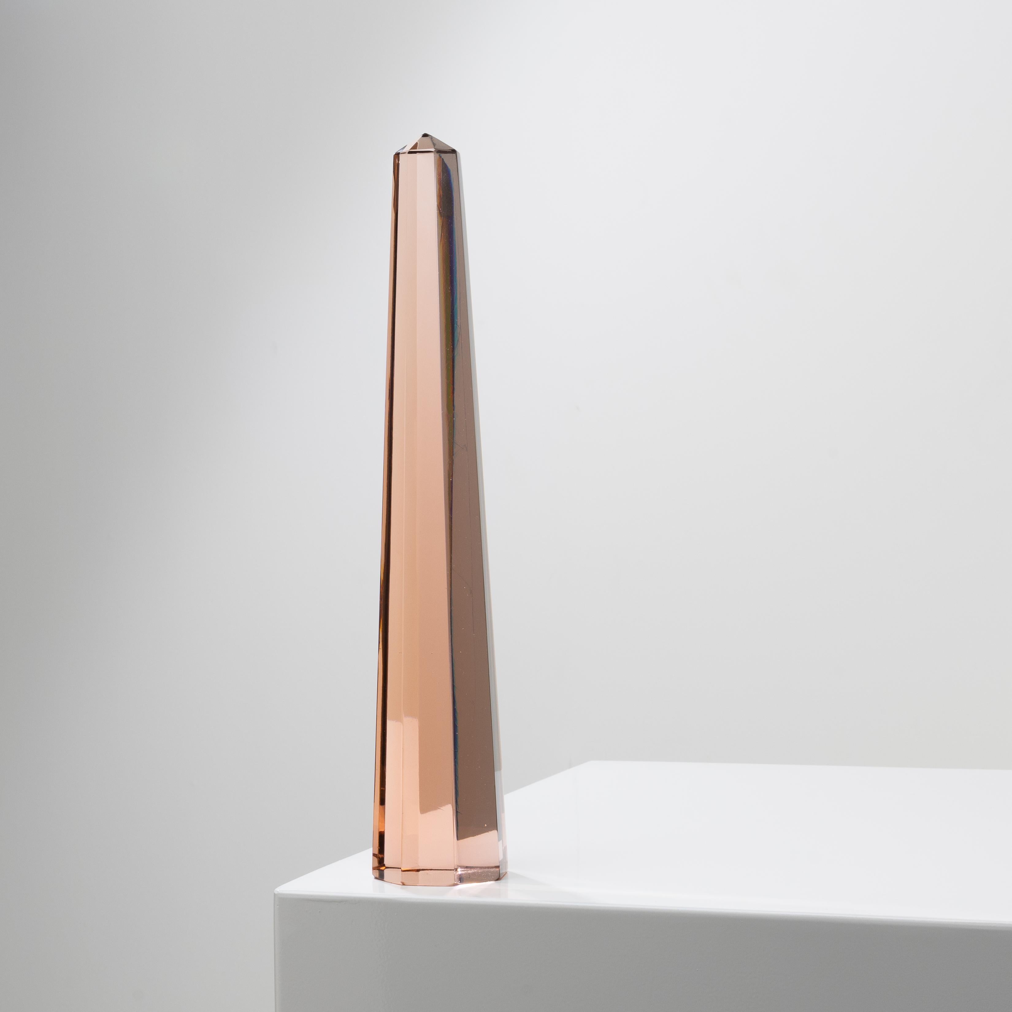 Murano Glass obelisk Murano by Paolo Venini - Venini Murano Italy In Good Condition In Uccle, BE