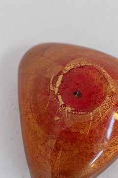 Porte-objets en verre de Murano attribué à Barovier & Toso