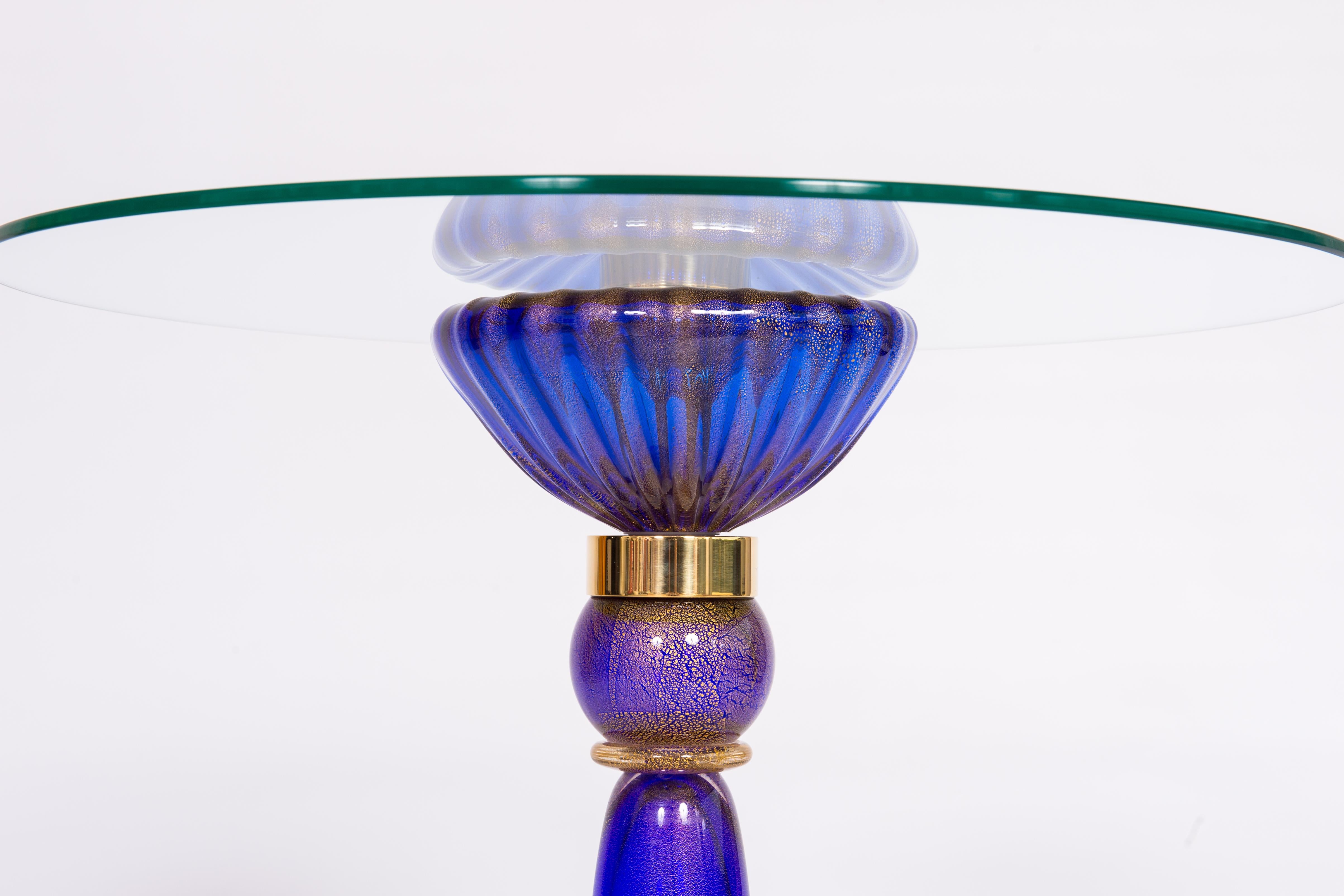 Table d'appoint en verre de Murano par Vintage Murano Gallery dans les années 1980 en vente 3