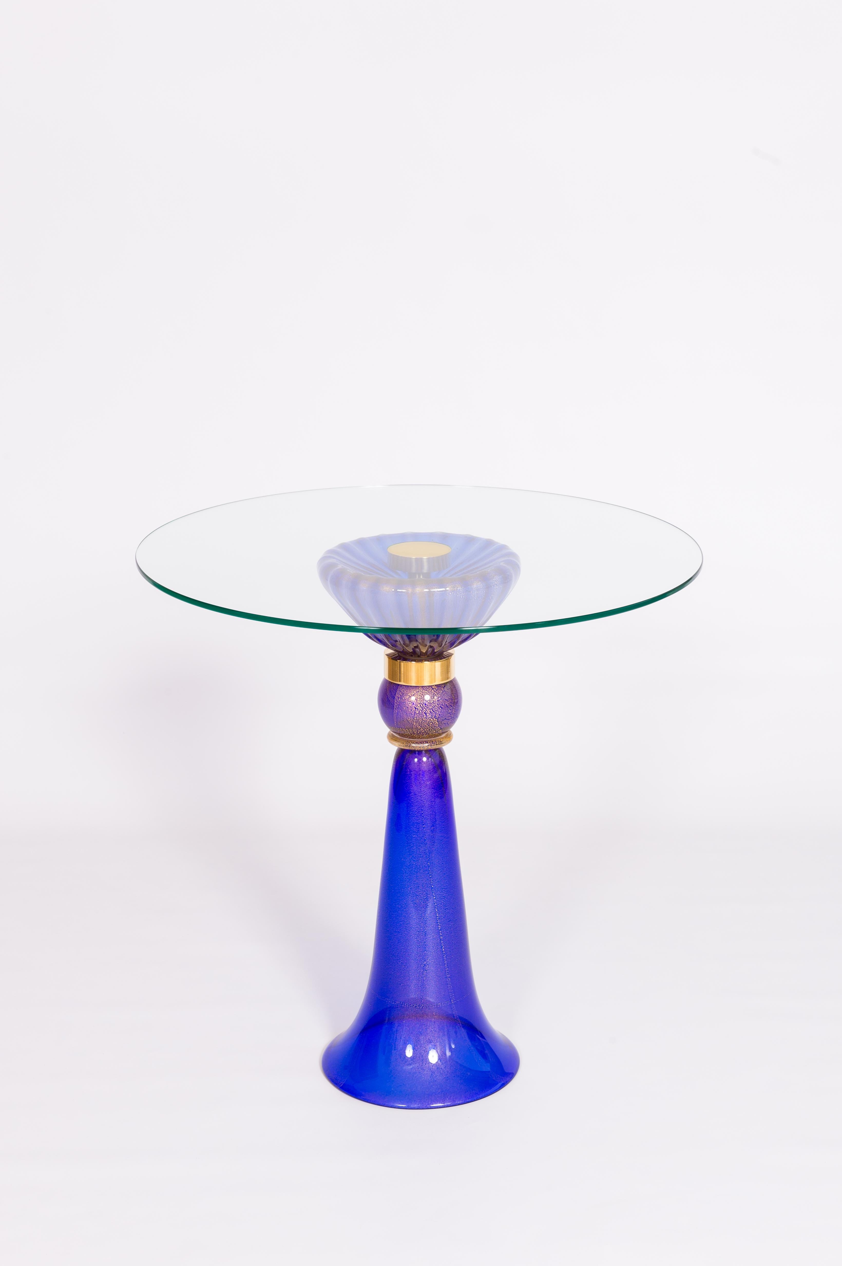 Table d'appoint en verre de Murano par Vintage Murano Gallery dans les années 1980 en vente 11