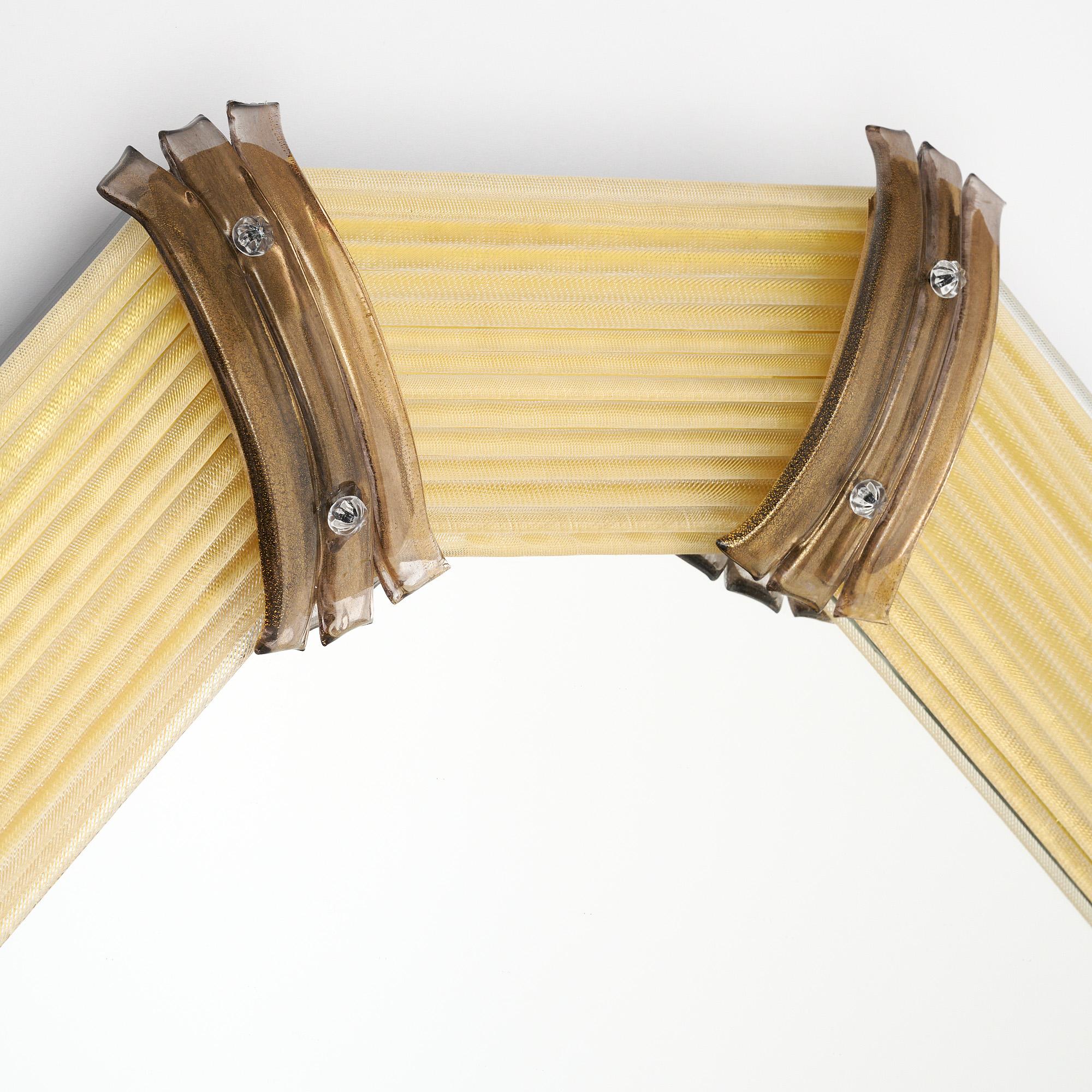 XXIe siècle et contemporain Miroir octogonal 