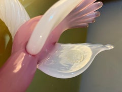 Murano glass on copper dove from the 1950s by Archimede Seguso