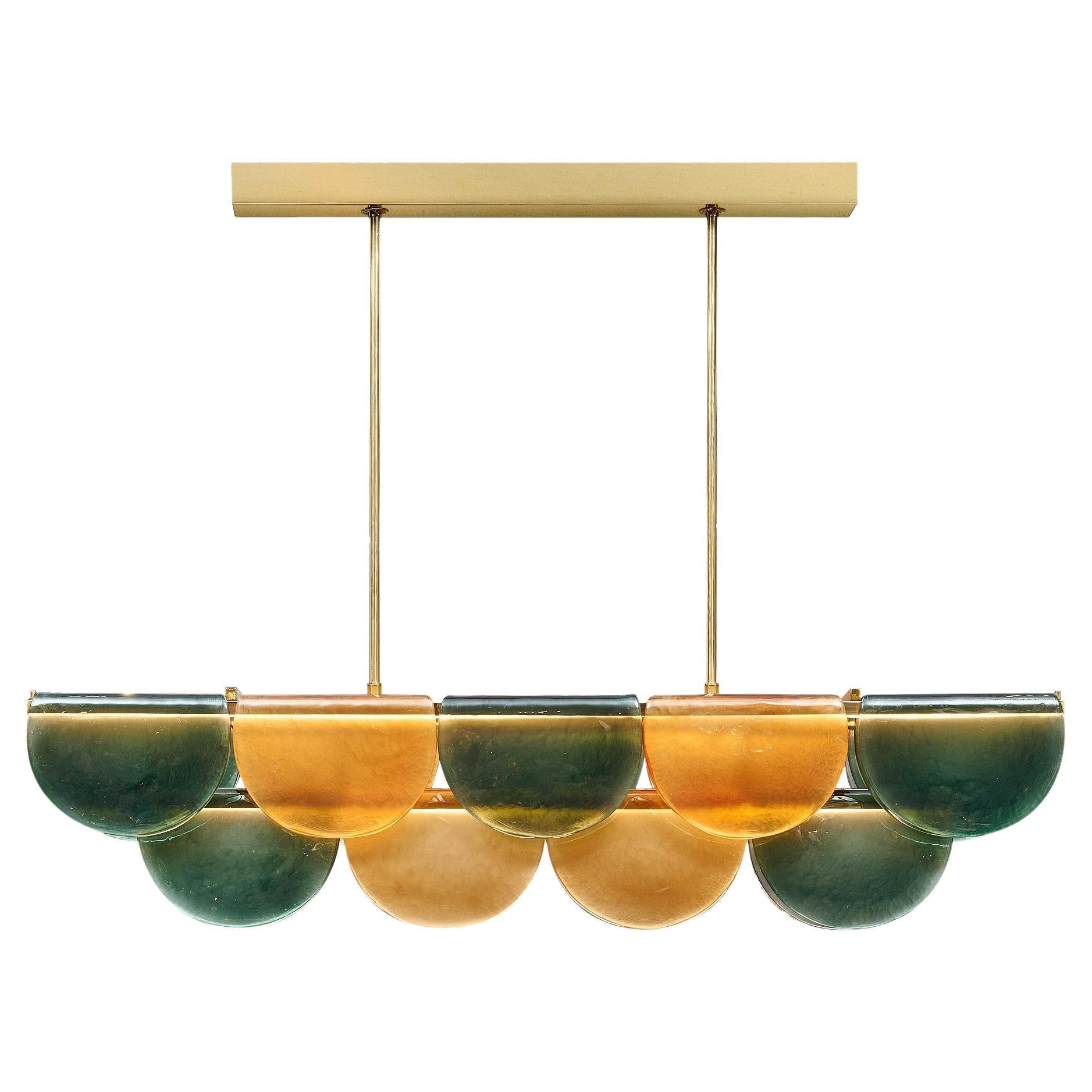 Lustre Onda en verre de Murano