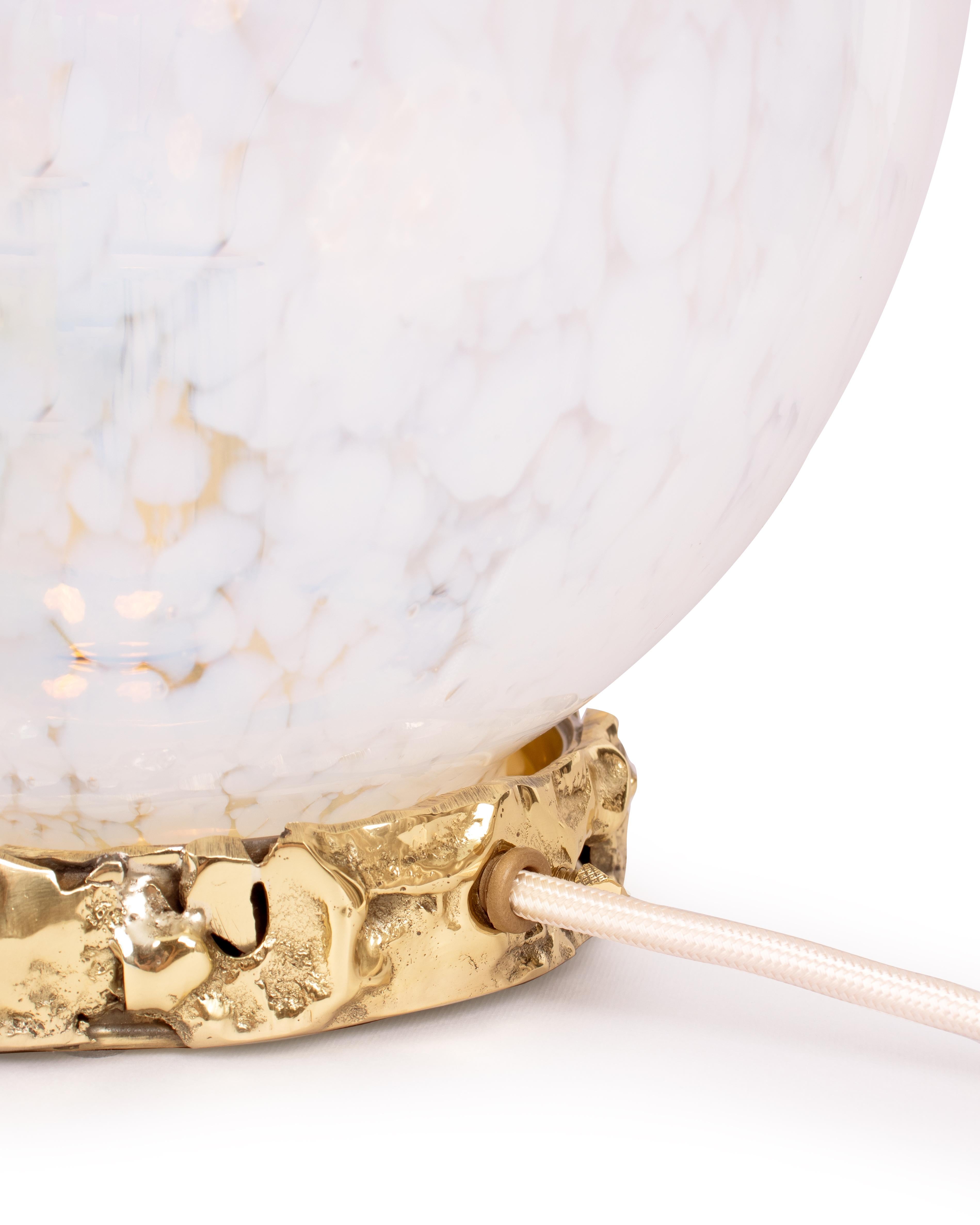 Lámpara Corona Opalina de Cristal de Murano by Stories Of Italy Italiano en venta