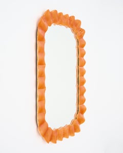 Murano Glass Orange Mirror