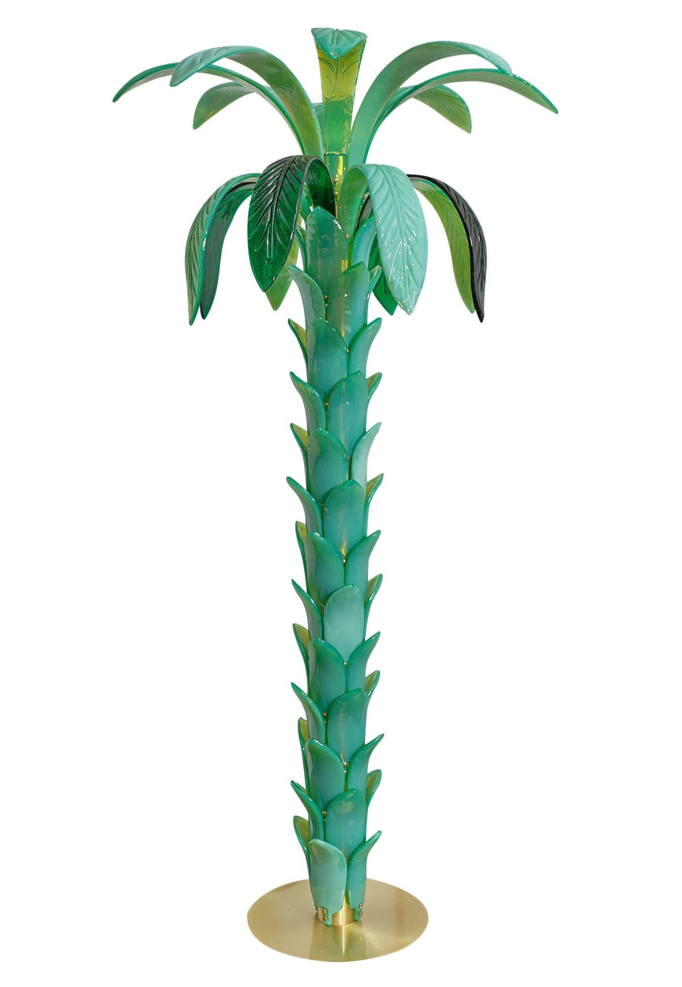 outdoor palm tree floor lamp