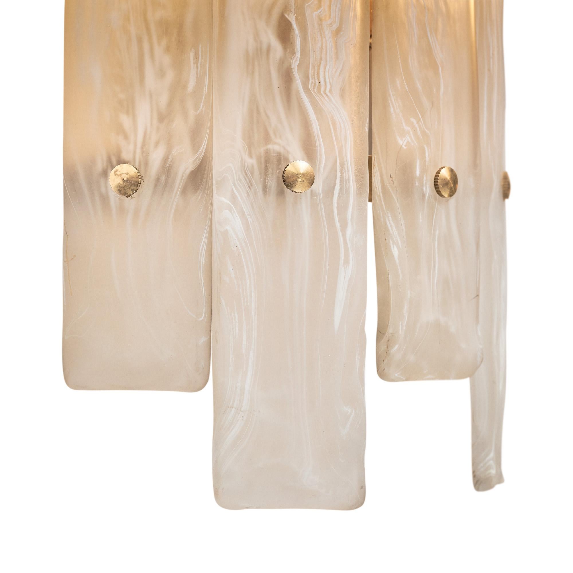 Lámparas de Alabastro con Paneles de Cristal de Murano Siglo XXI y contemporáneo en venta