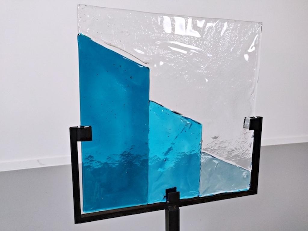 Mid-Century Modern Murano Glass Panels attributed to Carlo Nason, 1960s For Sale 1