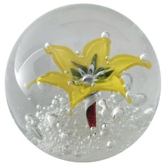 Murano Glass Paperweight by Ferro & Lazzarini