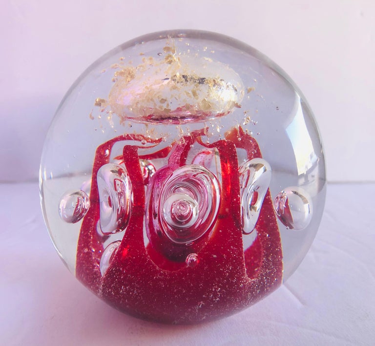 Murano Glass Paperweight For Sale at 1stDibs