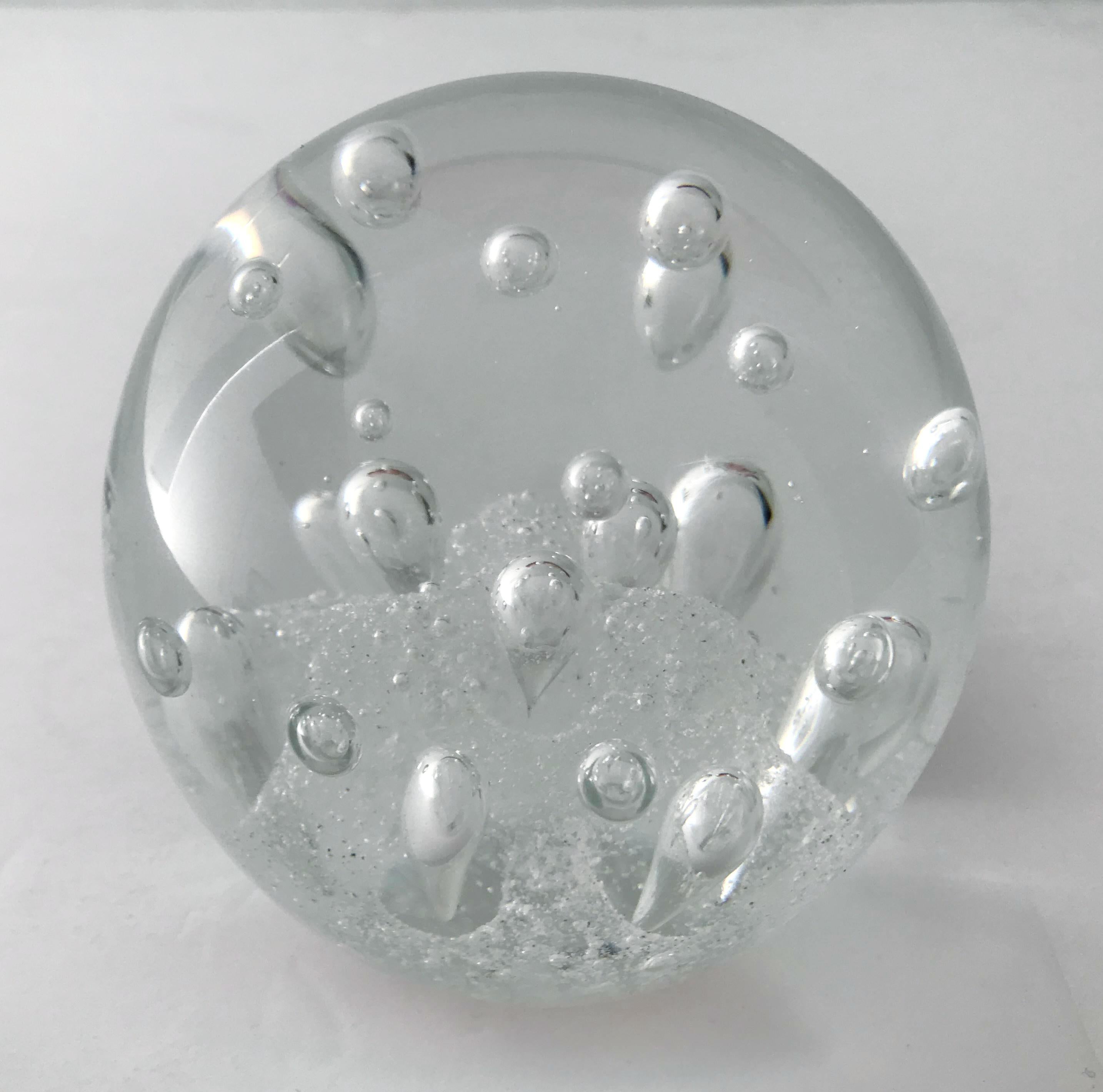 Mid-Century Modern Murano Glass Paperweight For Sale