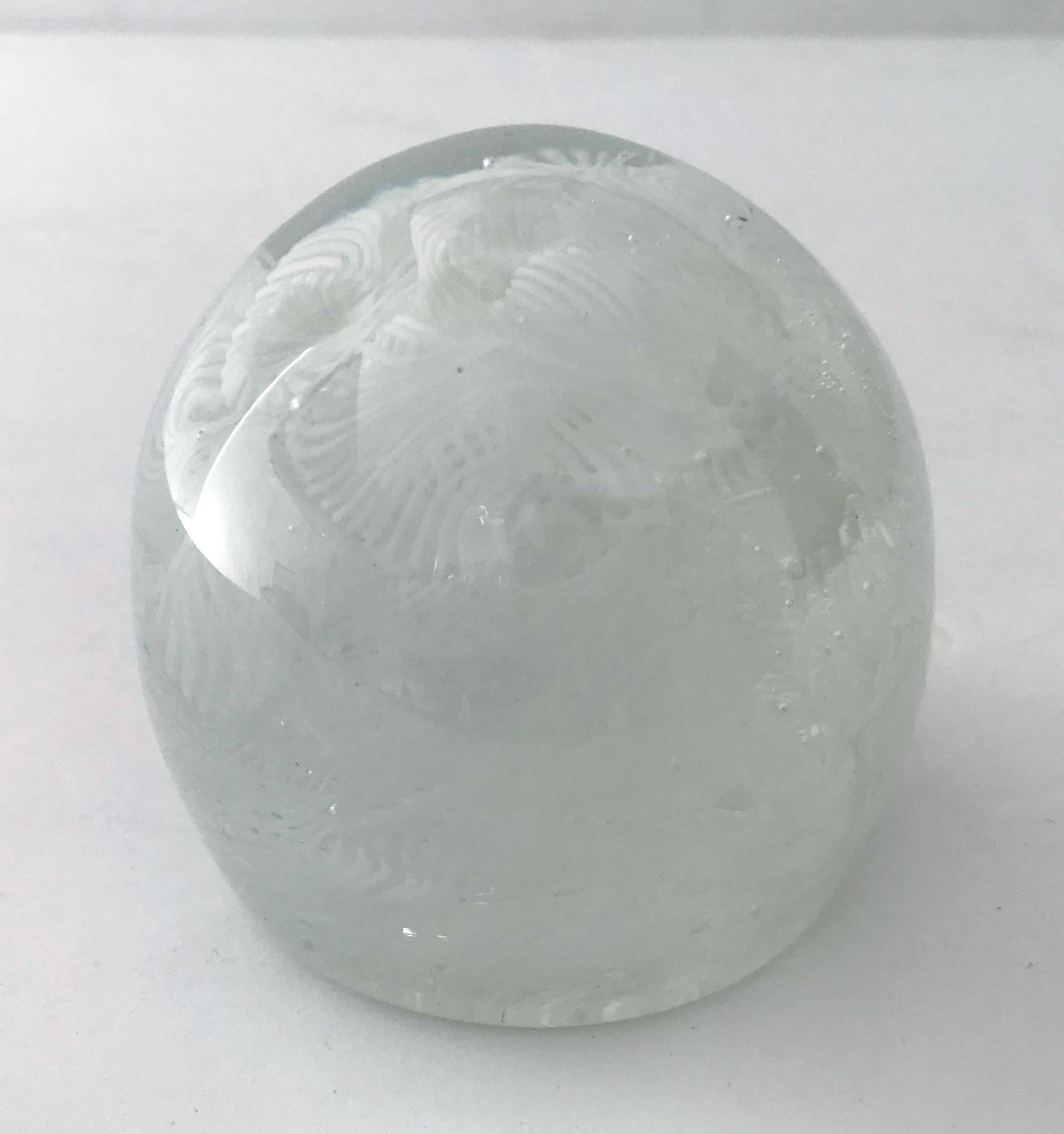 Mid-Century Modern Murano Glass Paperweight For Sale