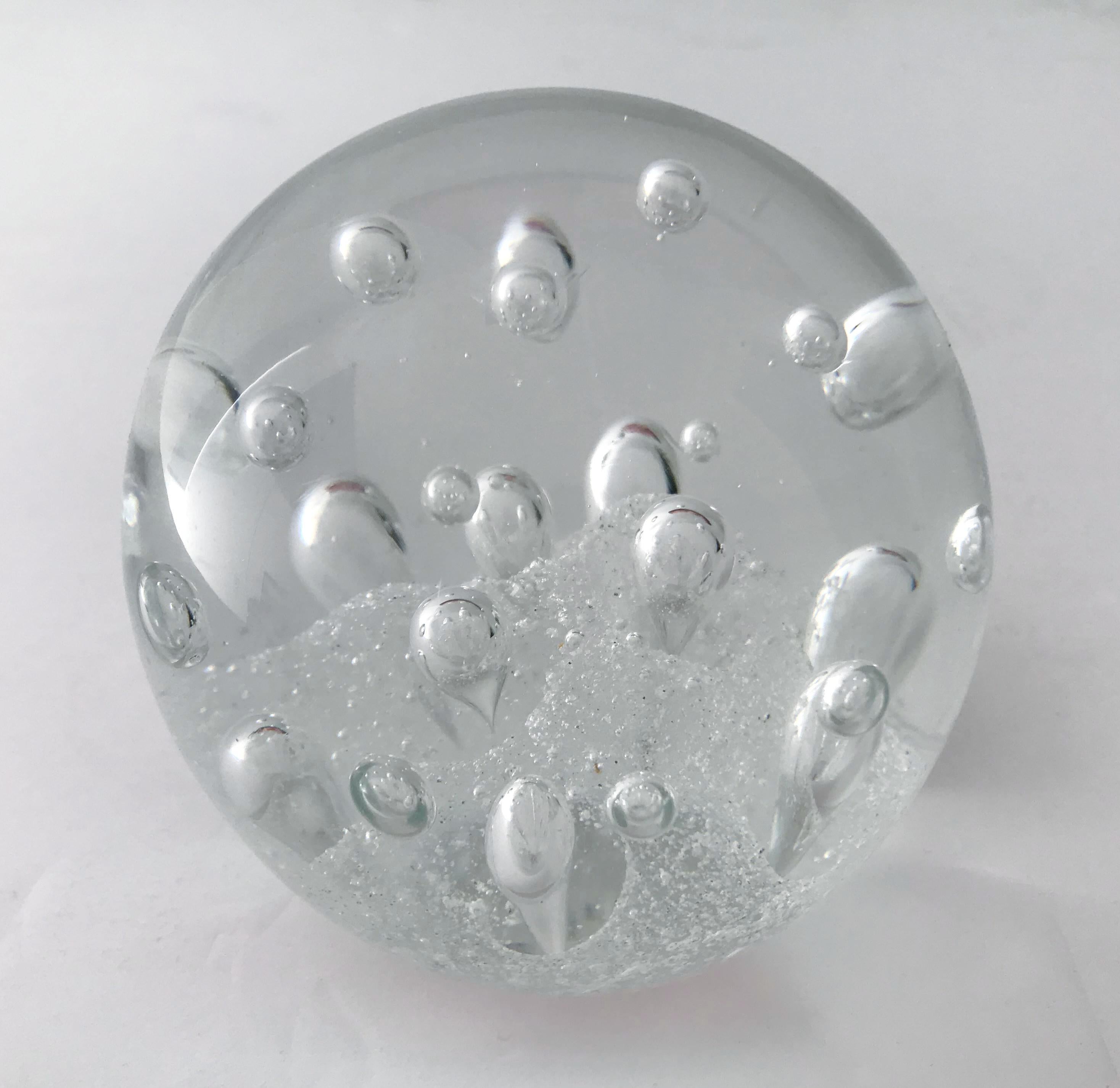 Italian Murano Glass Paperweight For Sale